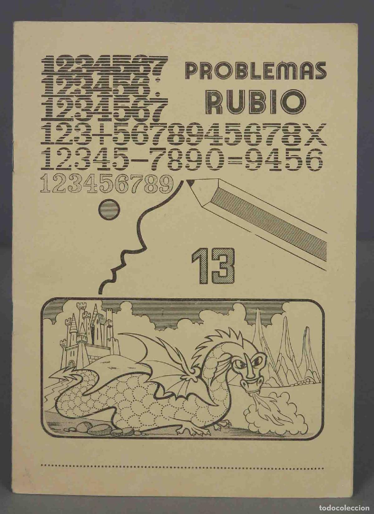 Libros de segunda mano: Problemas Rubio, n 13. 1978 - Foto 1