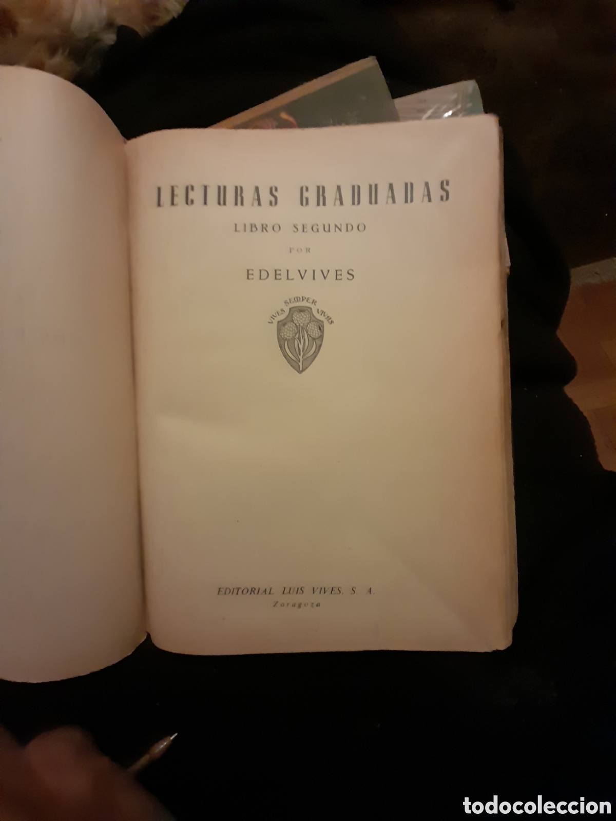 Libros de segunda mano: Lecturas libro Segundo, Editorial Luis Vives de 1948 - Foto 4
