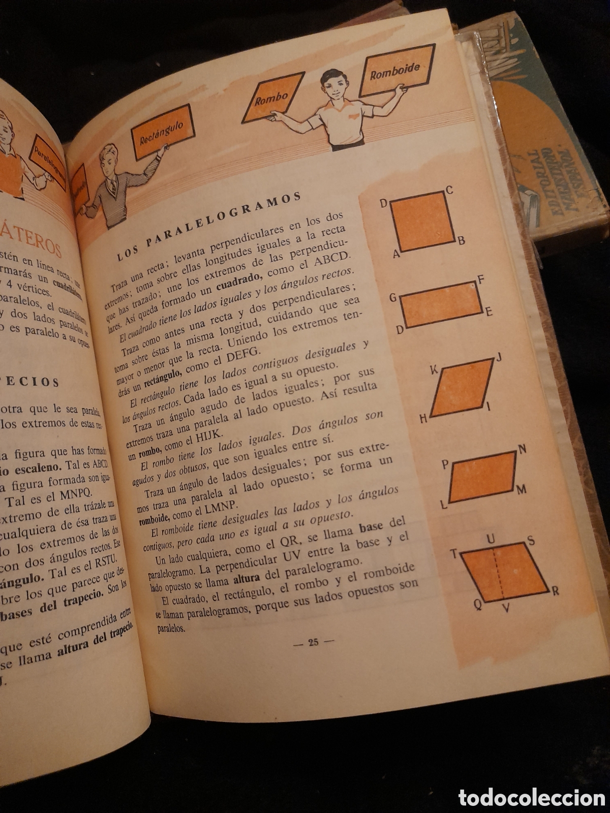 Libros de segunda mano: Geometr&iacute;a Grado preparatorio de Editorial Luis Vives - Foto 4