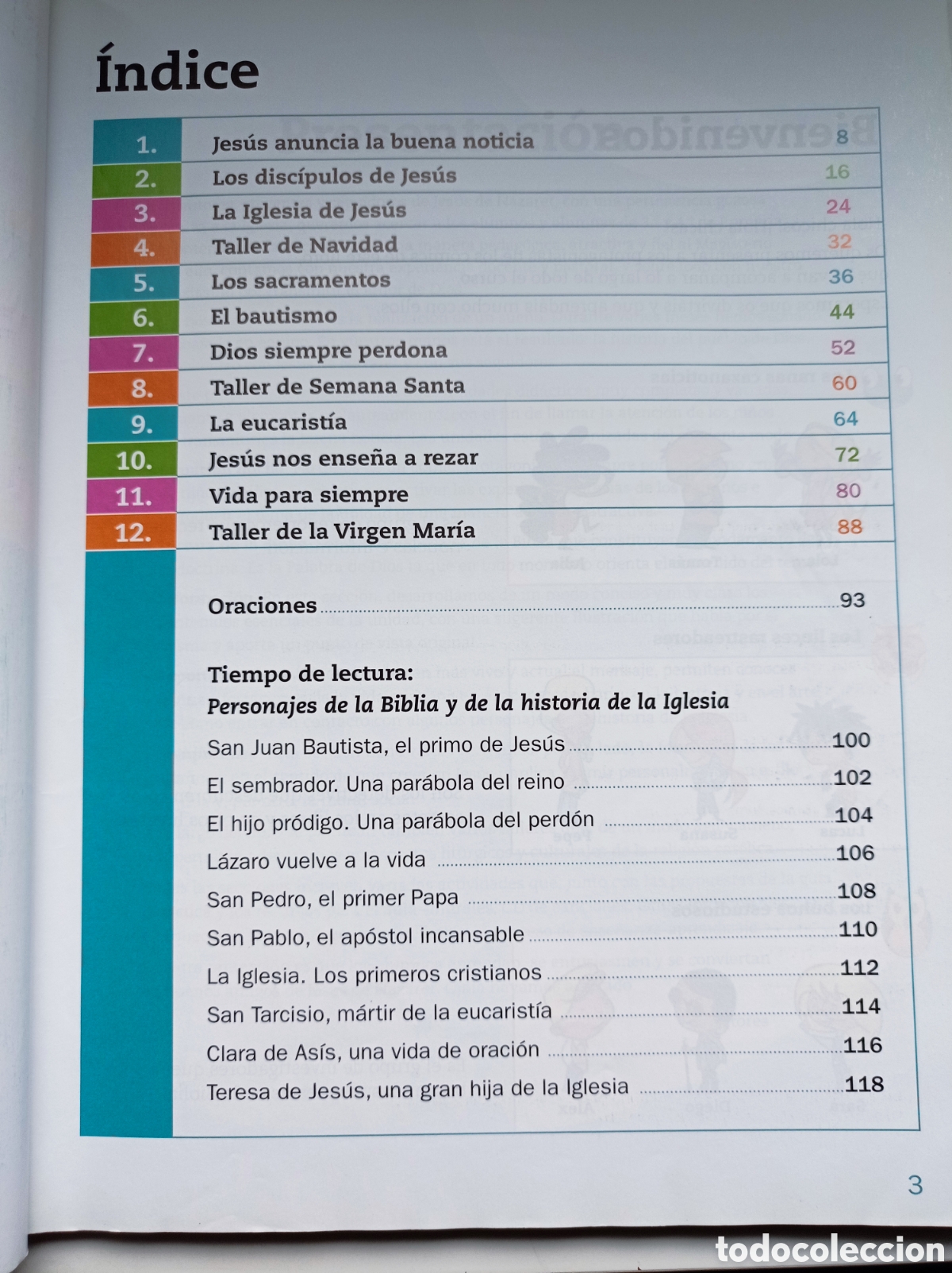 Libros de segunda mano: Libro Religi&oacute;n 4&ordm; primaria Santillana - Foto 2