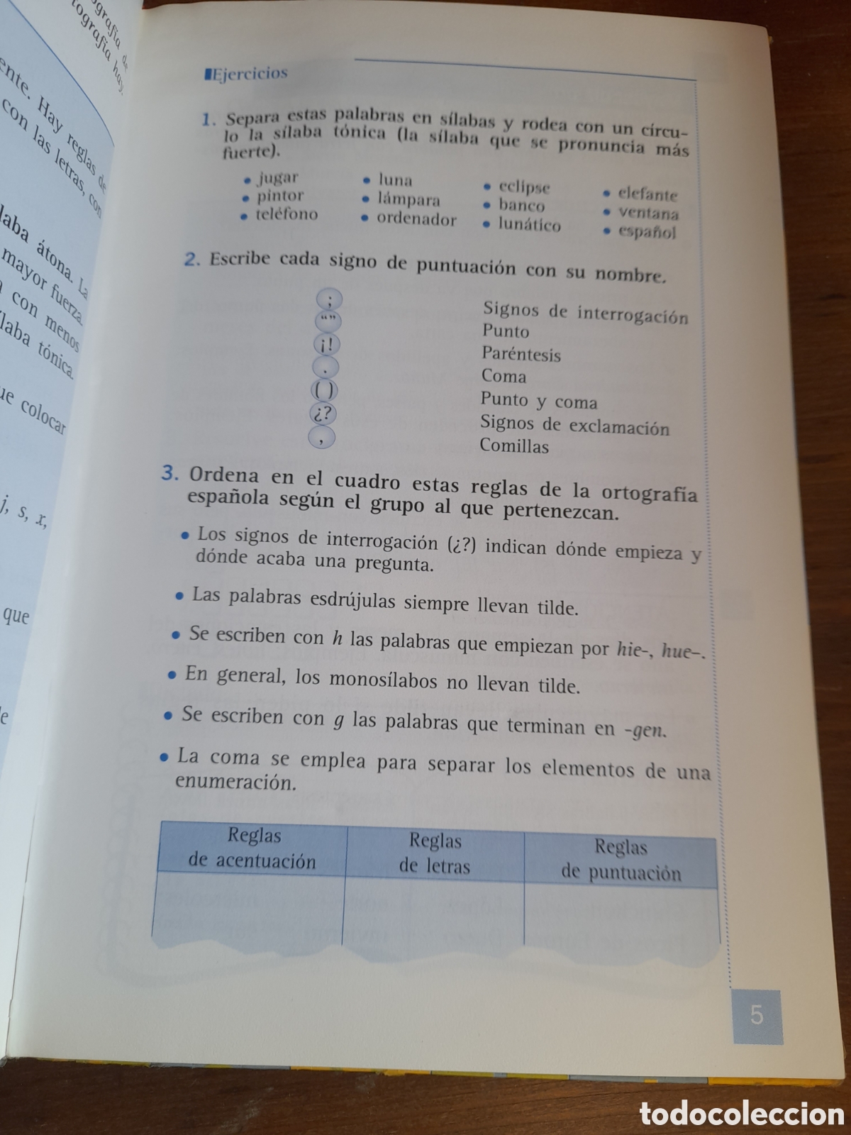 Libros de segunda mano: Libro Ortograf&iacute;a basica primaria editorial SM tercer curso - Foto 5