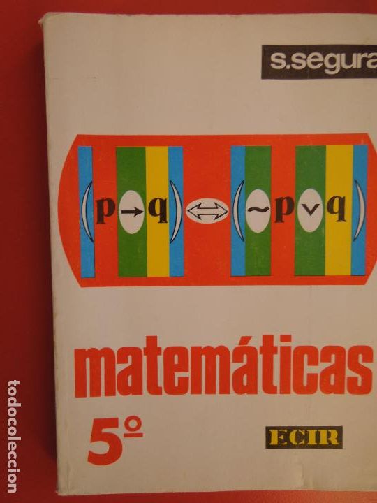 Libros de segunda mano: MATEMATICAS 5&ordm; BACHILLERATO CON PROGRAMA - S SEGURA- ECIR -1972 - Foto 1