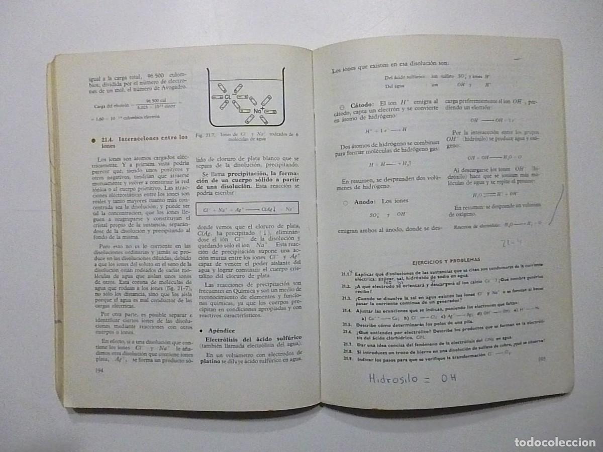 Libros de segunda mano: FISICA Y QUIMICA 4 CURSO 1970 EDITORIAL BRU&Ntilde;O - Foto 17