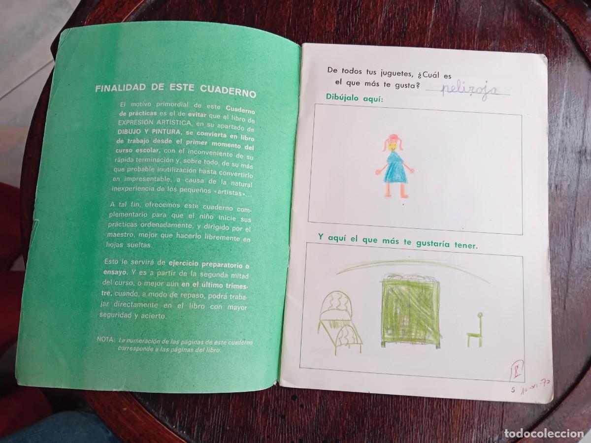 Libros de segunda mano: Ejercicios de dibujo y pintura libro dos, Edelvives 1970 - Foto 2