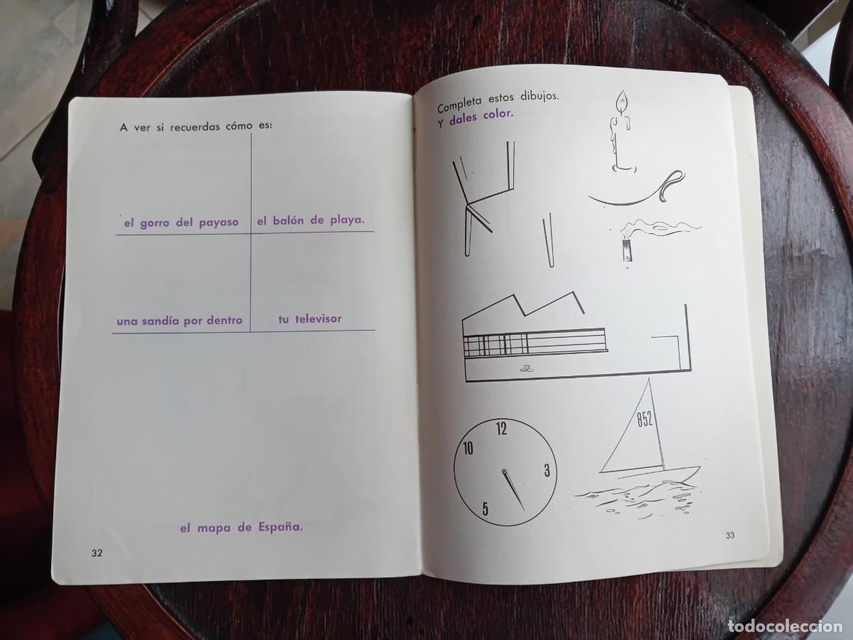 Libros de segunda mano: Ejercicios de dibujo y pintura libro dos, Edelvives 1970 - Foto 4