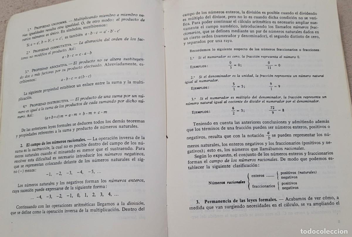 Libros de segunda mano: libro Matem&aacute;ticas sexto curso 1968 Edelvives - Foto 5