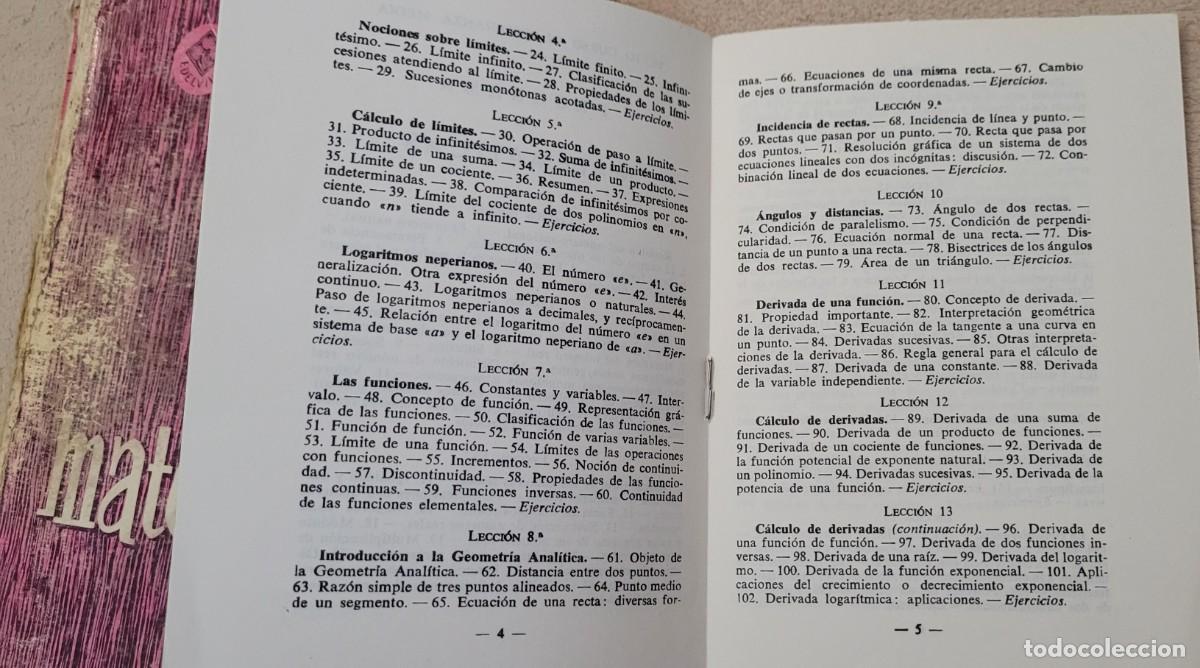 Libros de segunda mano: libro Matem&aacute;ticas sexto curso 1968 Edelvives - Foto 17