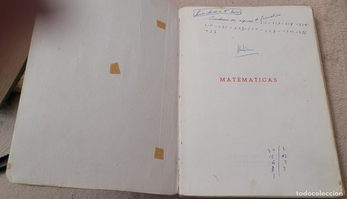 Libros de segunda mano: libro Matem&aacute;ticas cuarto curso 1967 ediciones S.M. - Foto 3