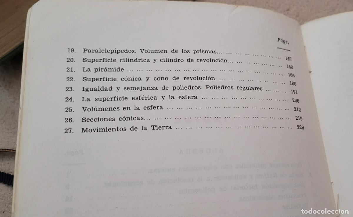 Libros de segunda mano: libro Matem&aacute;ticas cuarto curso 1967 ediciones S.M. - Foto 7