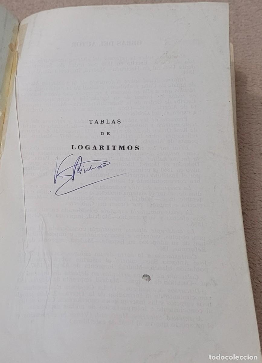 Libros de segunda mano: Tablas de logaritmos vulgares 1969 y l&iacute;neas trigonom&eacute;tricas - Foto 3