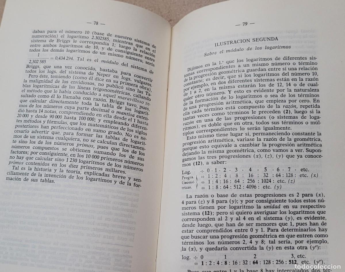 Libros de segunda mano: Tablas de logaritmos vulgares 1969 y l&iacute;neas trigonom&eacute;tricas - Foto 13