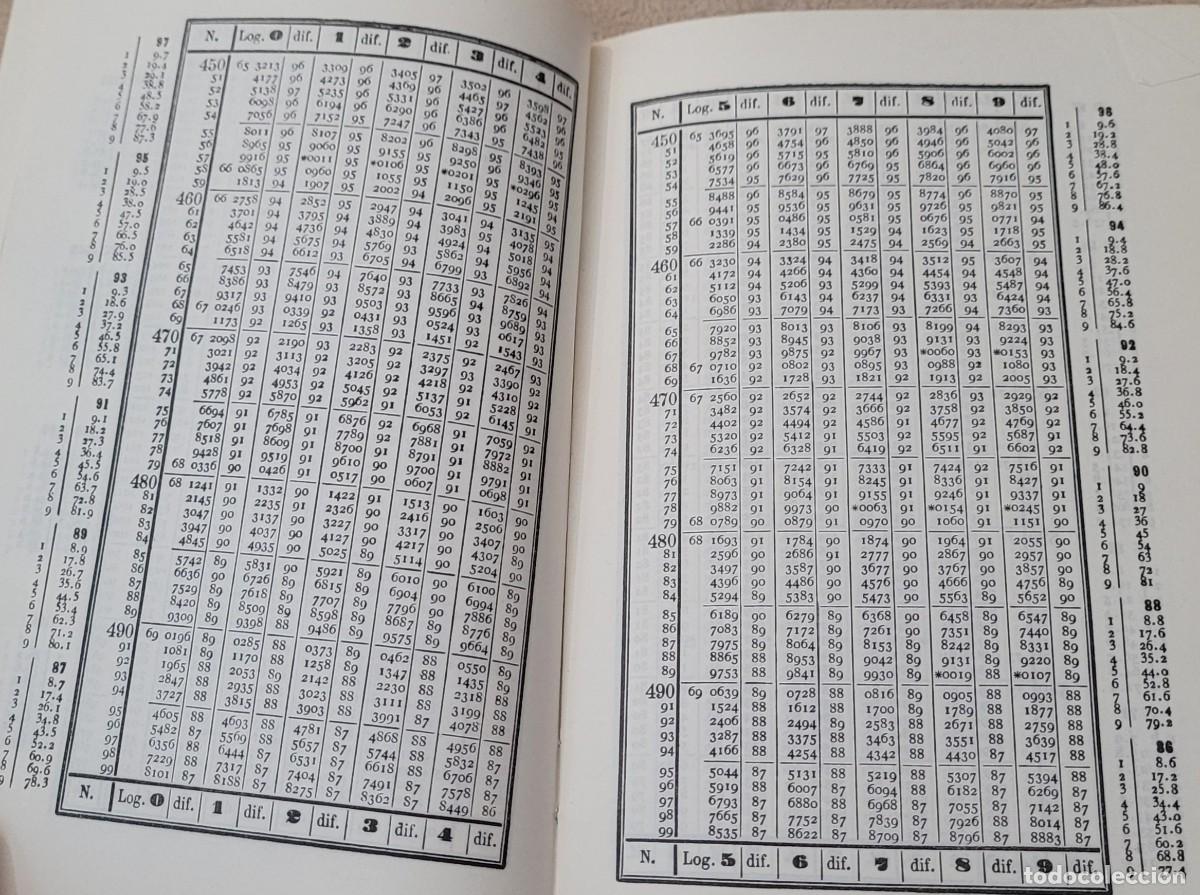 Libros de segunda mano: Tablas de logaritmos vulgares 1969 y l&iacute;neas trigonom&eacute;tricas - Foto 15