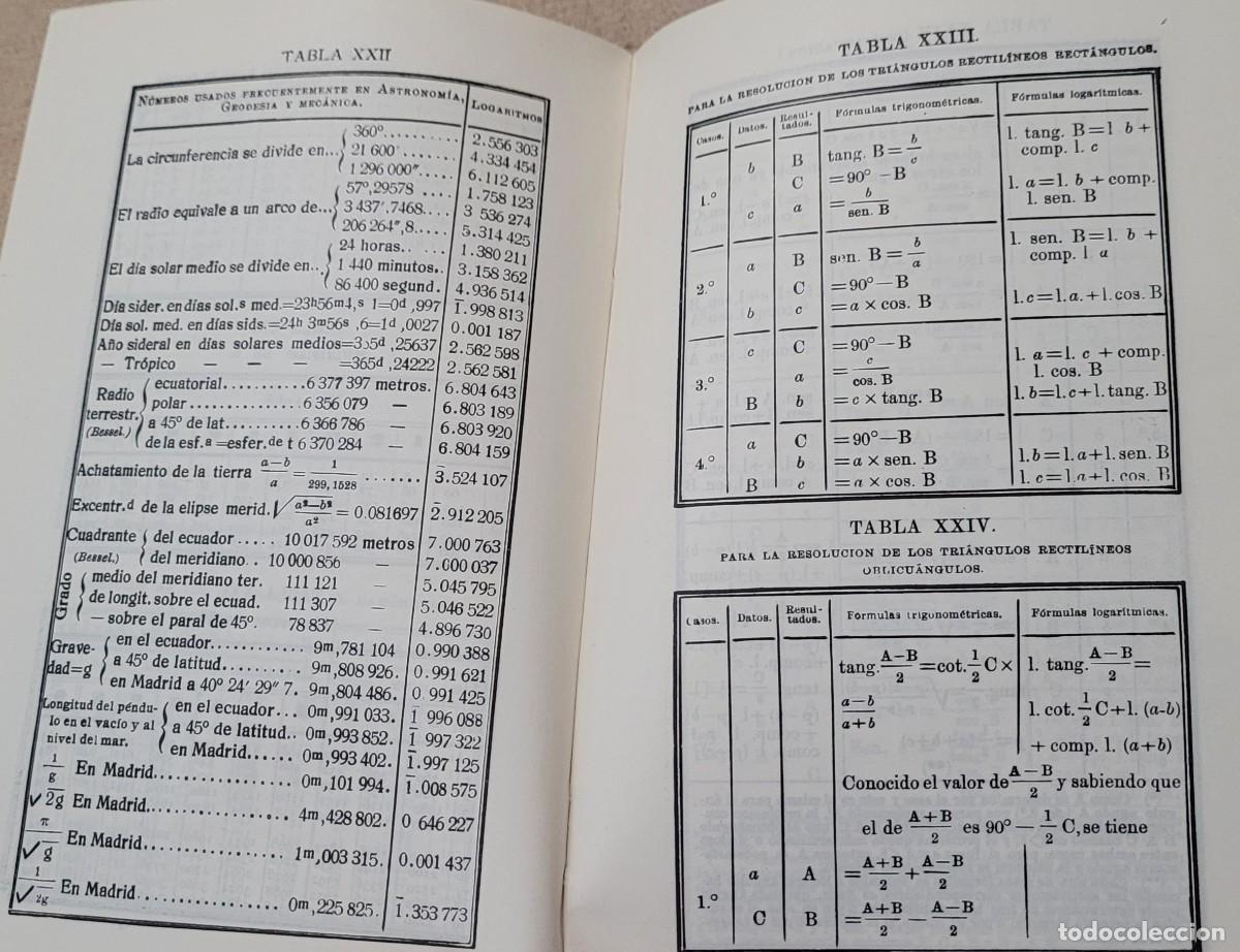 Libros de segunda mano: Tablas de logaritmos vulgares 1969 y l&iacute;neas trigonom&eacute;tricas - Foto 22