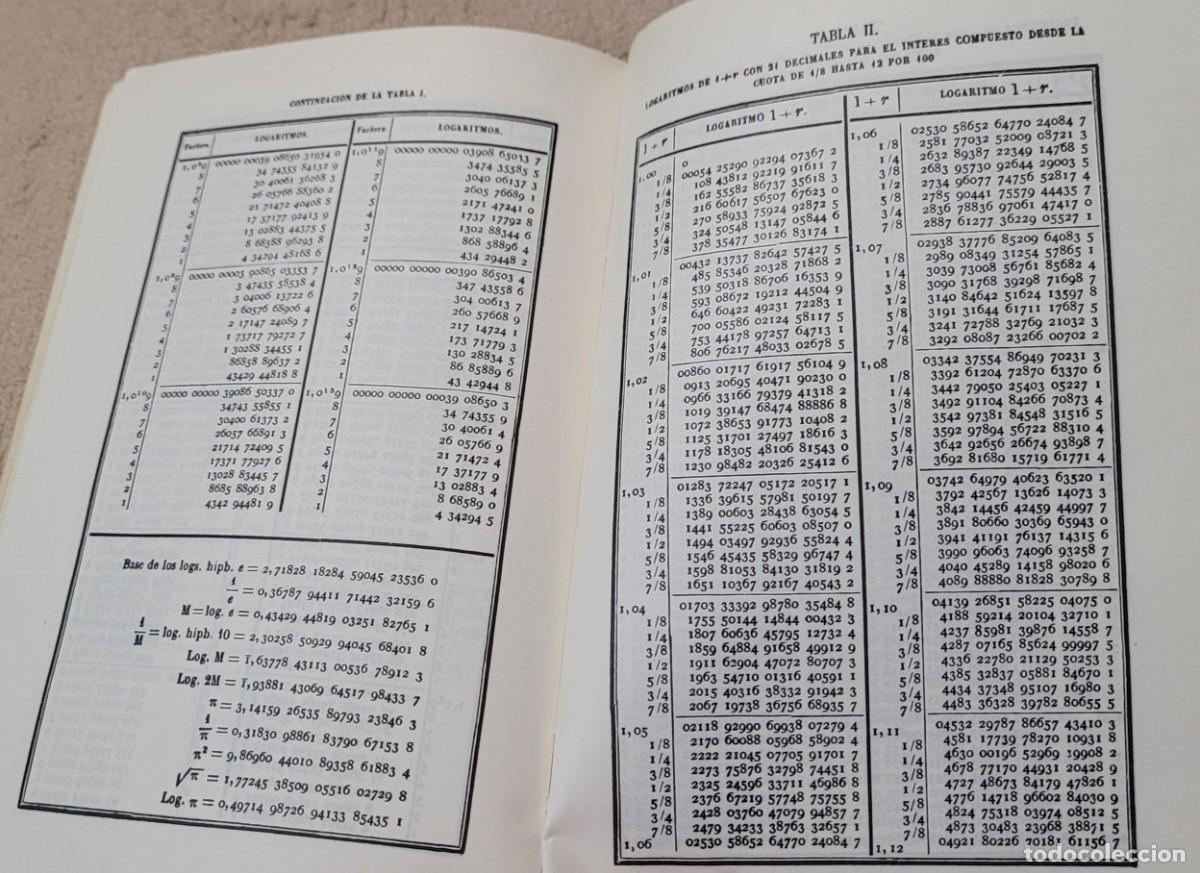Libros de segunda mano: Tablas de logaritmos vulgares 1969 y l&iacute;neas trigonom&eacute;tricas - Foto 23