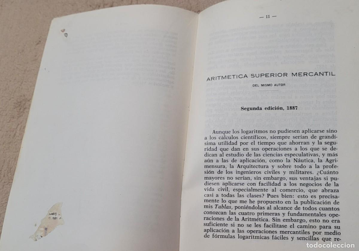 Libros de segunda mano: Tablas de logaritmos vulgares 1969 y l&iacute;neas trigonom&eacute;tricas - Foto 25
