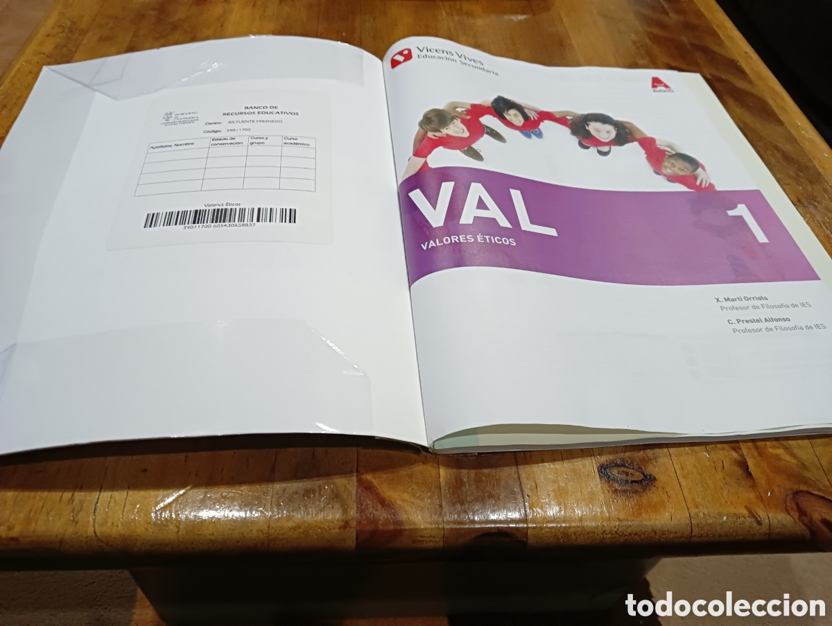 Libros de segunda mano: Valores Eticos 1 ESO . Vicens vives - Foto 2