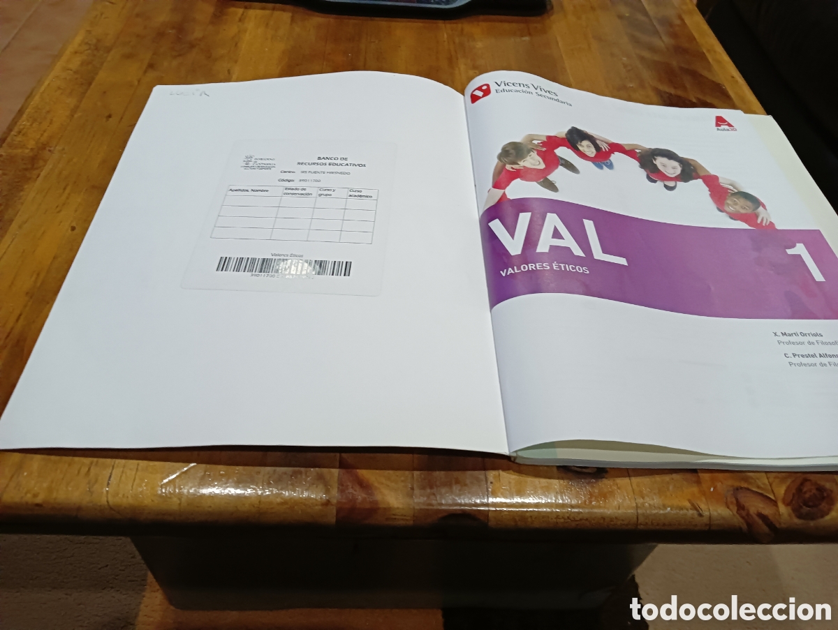 Libros de segunda mano: Valores Eticos 1 ESO . Vicens vives. - Foto 4
