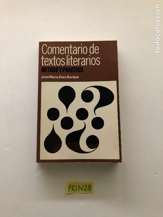 Libros de segunda mano: Comentarios de textos literarios - Foto 1