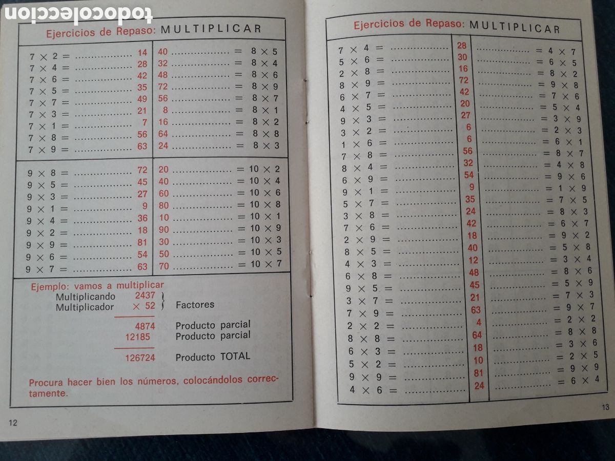 Libros de segunda mano: TABLAS DE ARITM&Eacute;TICA. 1982 - Foto 2