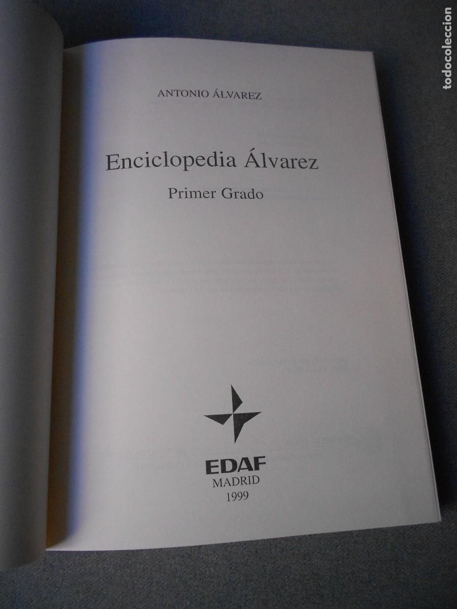 Libros de segunda mano: ENCICLOPEDIA ALVAREZ. 1&ordm; GRADO - Foto 2