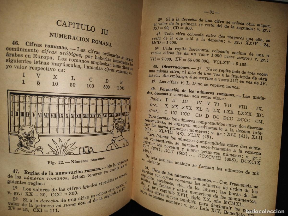 Libros de segunda mano: 85- ARITM&Eacute;TICA Y NOCONES DE GEOMETR&Iacute;A. TERCER LIBRO - JOS&Eacute; E. ROZ&Aacute;N - 1964 - Foto 9