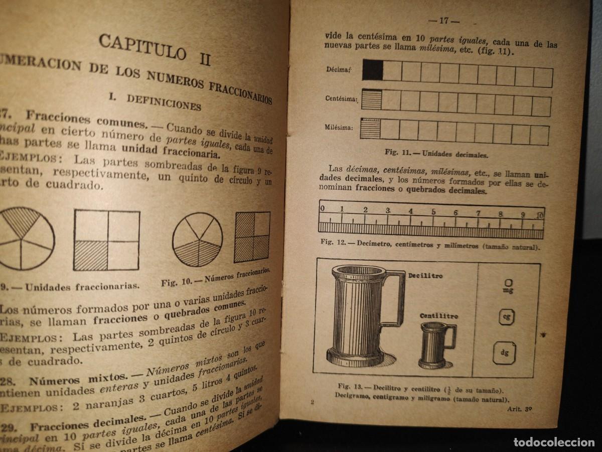 Libros de segunda mano: 85- ARITM&Eacute;TICA Y NOCONES DE GEOMETR&Iacute;A. TERCER LIBRO - JOS&Eacute; E. ROZ&Aacute;N - 1964 - Foto 10