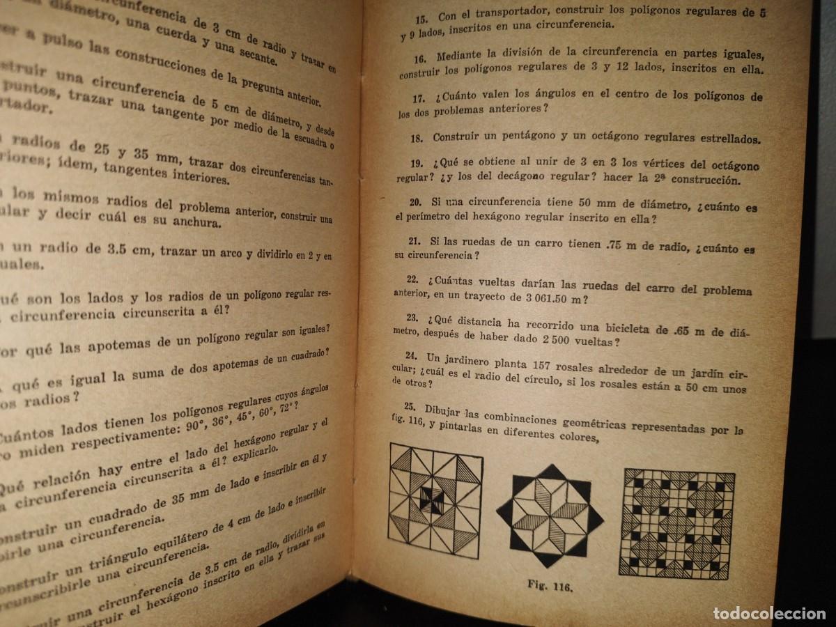 Libros de segunda mano: 85- ARITM&Eacute;TICA Y NOCONES DE GEOMETR&Iacute;A. TERCER LIBRO - JOS&Eacute; E. ROZ&Aacute;N - 1964 - Foto 11