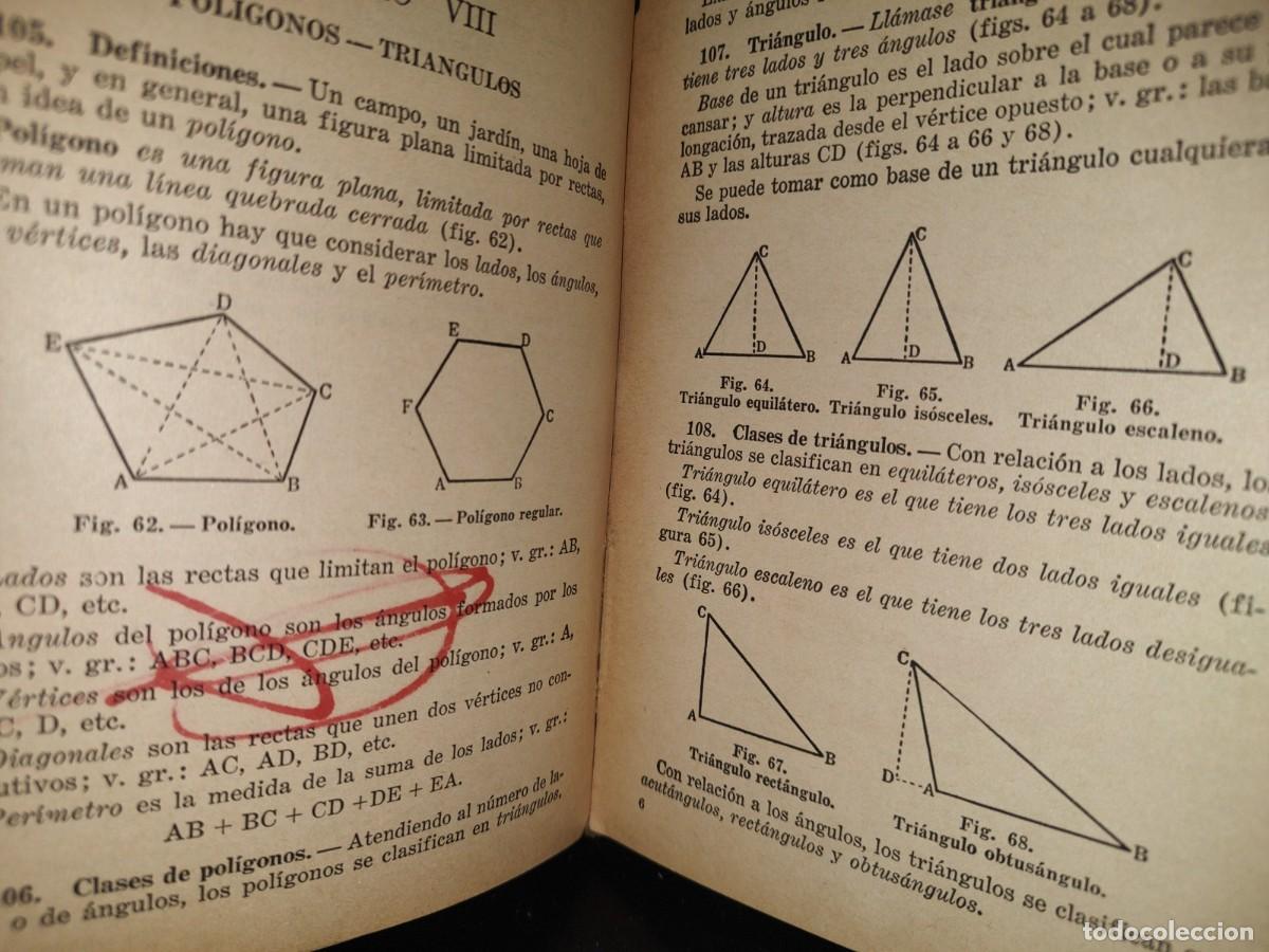 Libros de segunda mano: 85- ARITM&Eacute;TICA Y NOCONES DE GEOMETR&Iacute;A. TERCER LIBRO - JOS&Eacute; E. ROZ&Aacute;N - 1964 - Foto 12