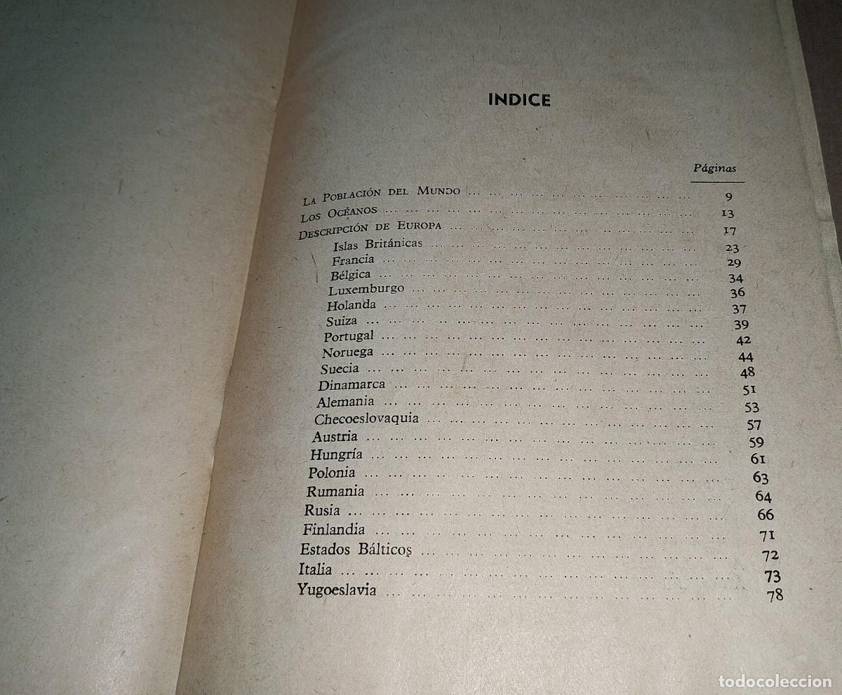 Libros de segunda mano: Libro de texto+ Programa. GEOGRAF&Iacute;A . A&ntilde;o 1946. Curso Tercero - Foto 7