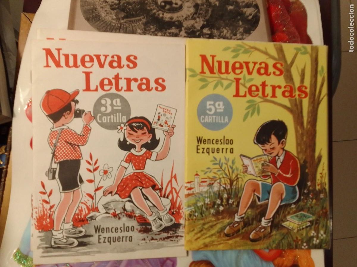 Libri di seconda mano: 2 ejemplares de nuevas letras, cartilla 3 y 5, de wenceslao ezqierra