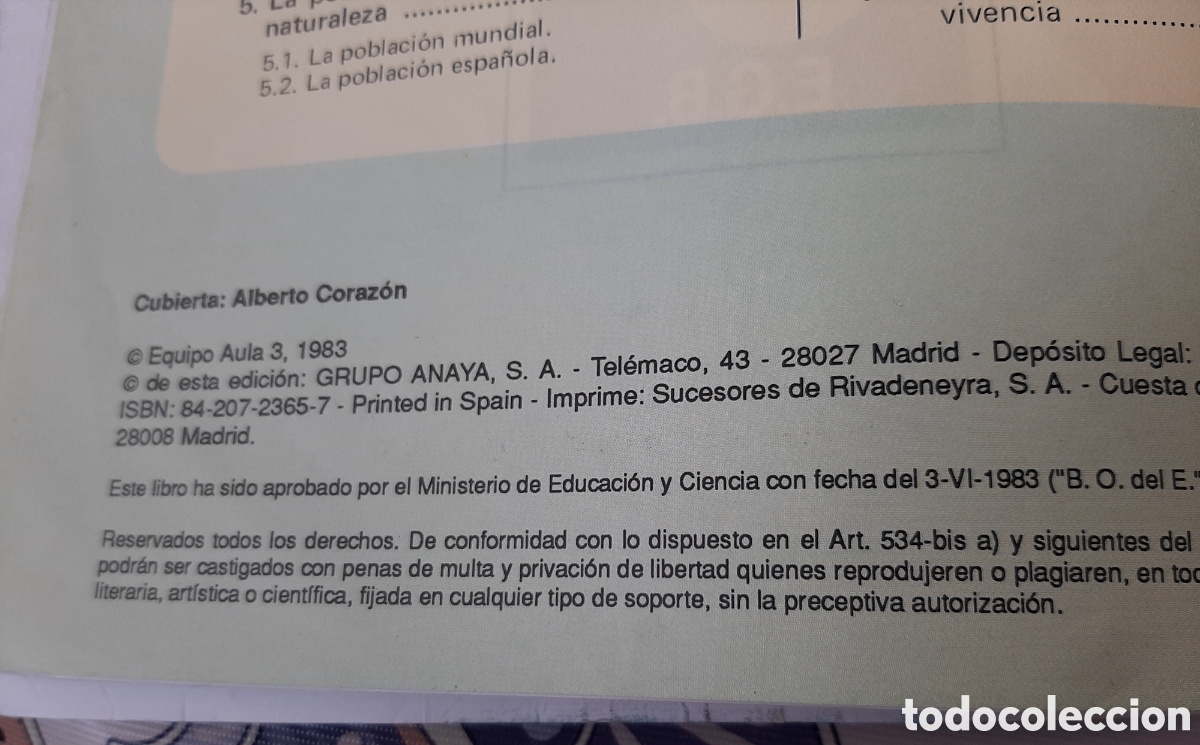 Libros de segunda mano: LIBRO 6 EGB ANAYA SOCIALES 1993 - Foto 6
