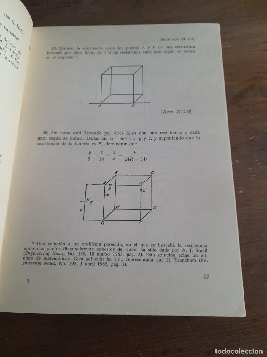 Libros de segunda mano: Libro Problemas de circuitos el&eacute;ctricos con soluciones matem&aacute;ticas editorial Paraninfo - Foto 5