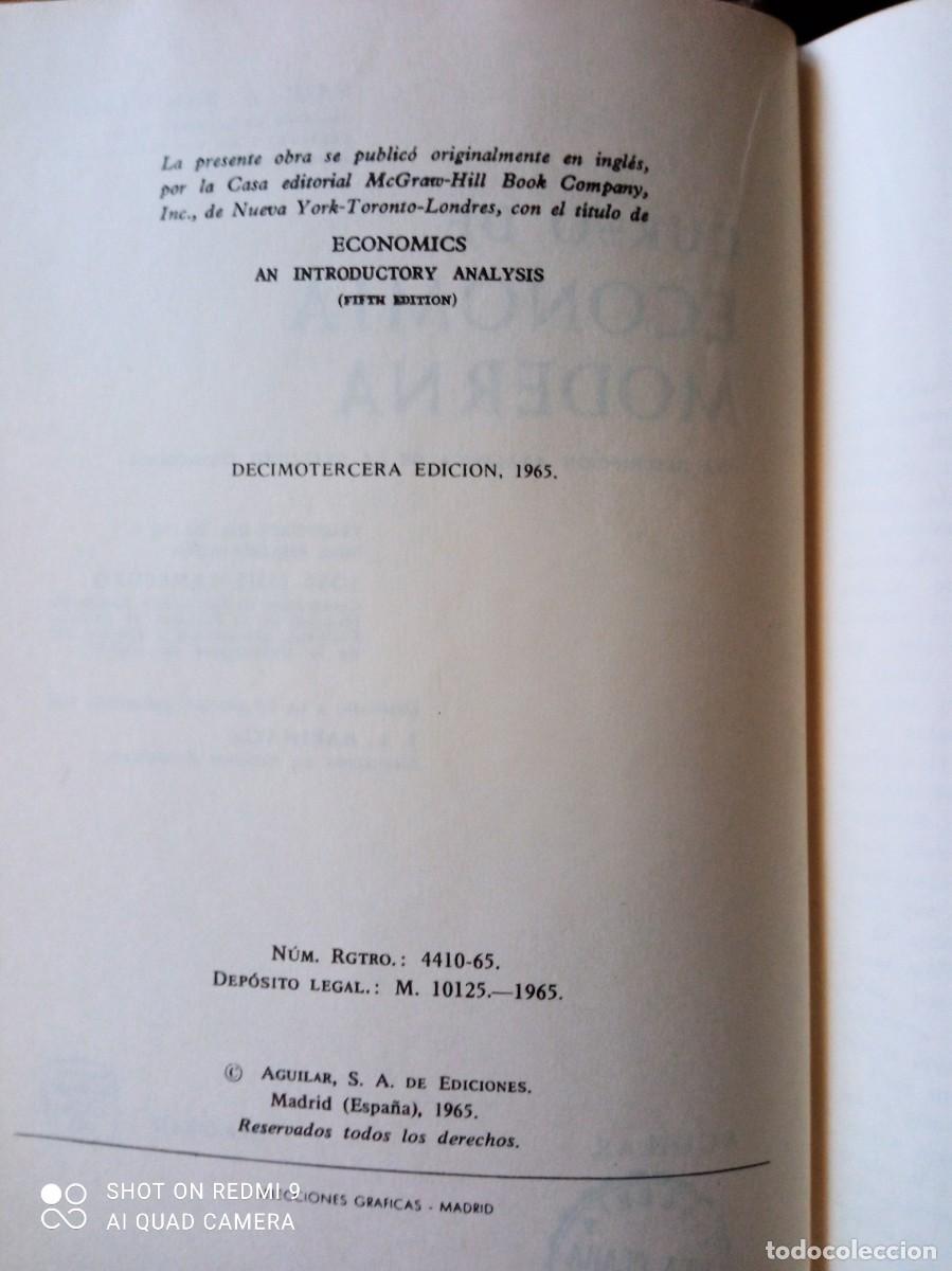 Libros de segunda mano: CURSO DE ECONOMIA MODERNA. SAMUELSON - Foto 2