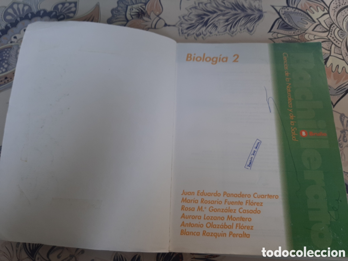Libros de segunda mano: Bachillerato Biolog&iacute;a 2 Bru&ntilde;o 1998 - Foto 5