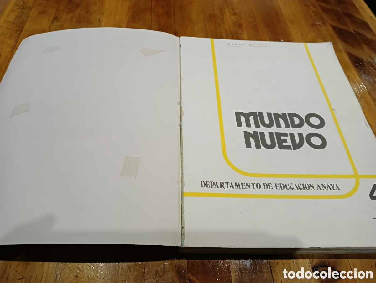 Libros de segunda mano: Mundo nuevo 4 E.G.B Anaya. - Foto 2