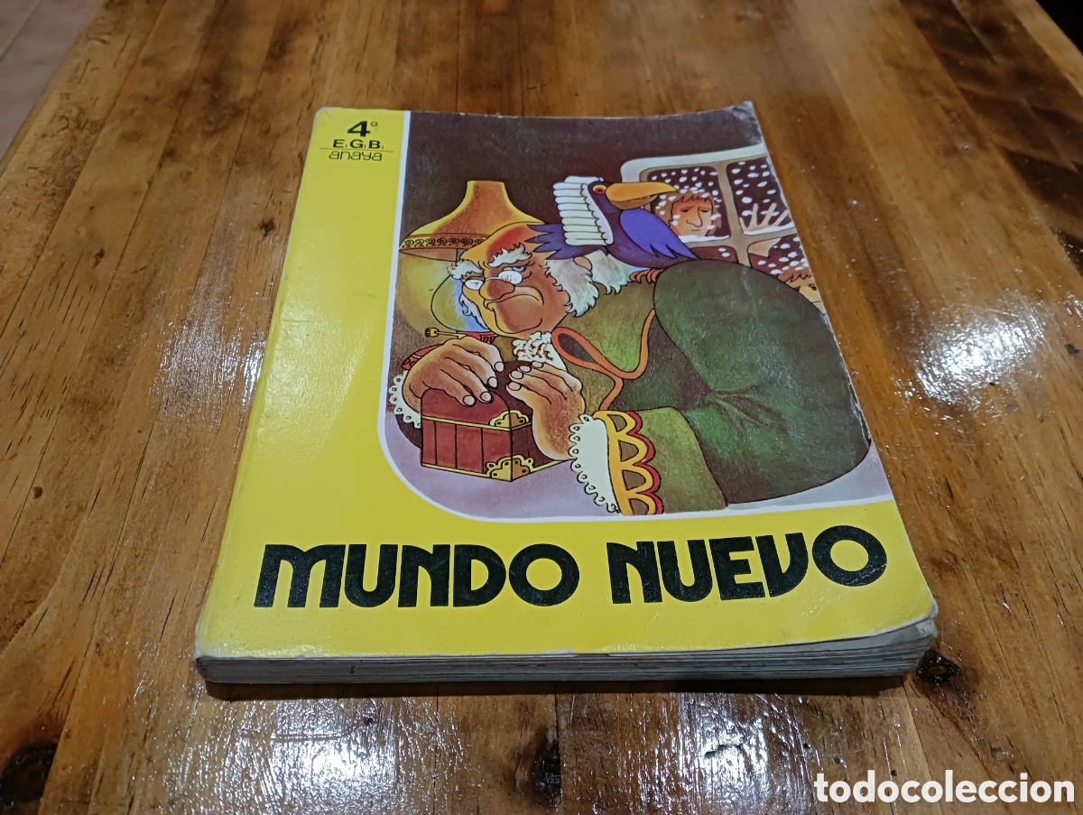 Libros de segunda mano: Mundo nuevo 4 E.G.B Anaya. - Foto 1