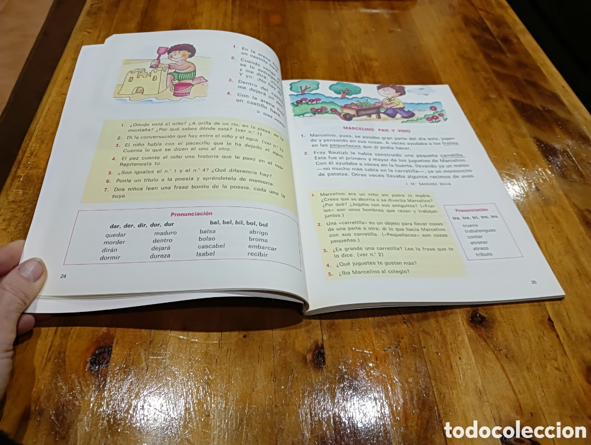 Libros de segunda mano: Lecturas comentadas 1 EGB. Edelvives - Foto 5