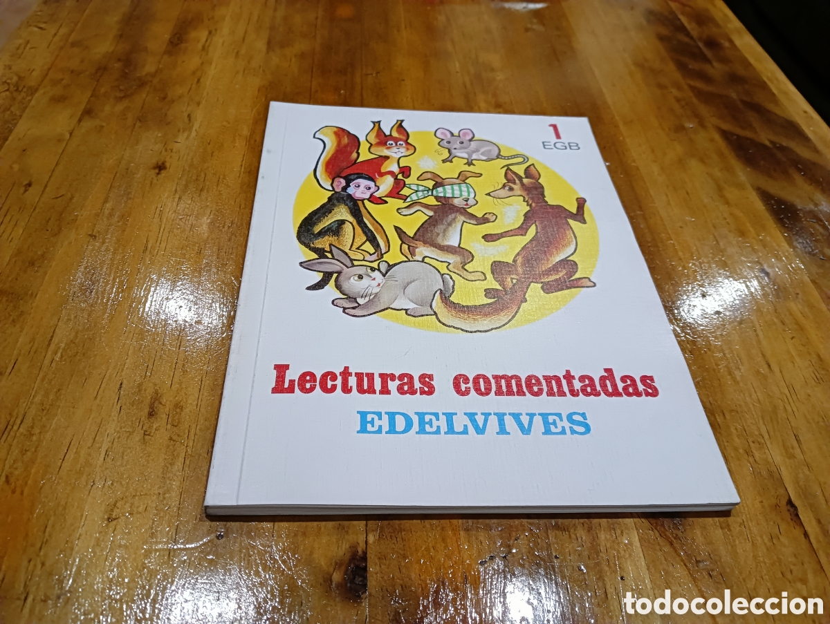 Libros de segunda mano: Lecturas comentadas 1 EGB. Edelvives - Foto 1