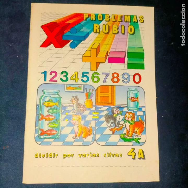Libros de segunda mano: cuaderno de ejercicios rubio . problemas matematicas , buen estado en general , el de la foto
