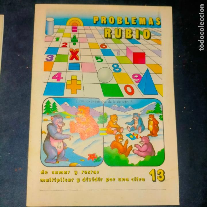 Libros de segunda mano: cuaderno de ejercicios rubio . problemas matematicas , buen estado en general , el de la foto