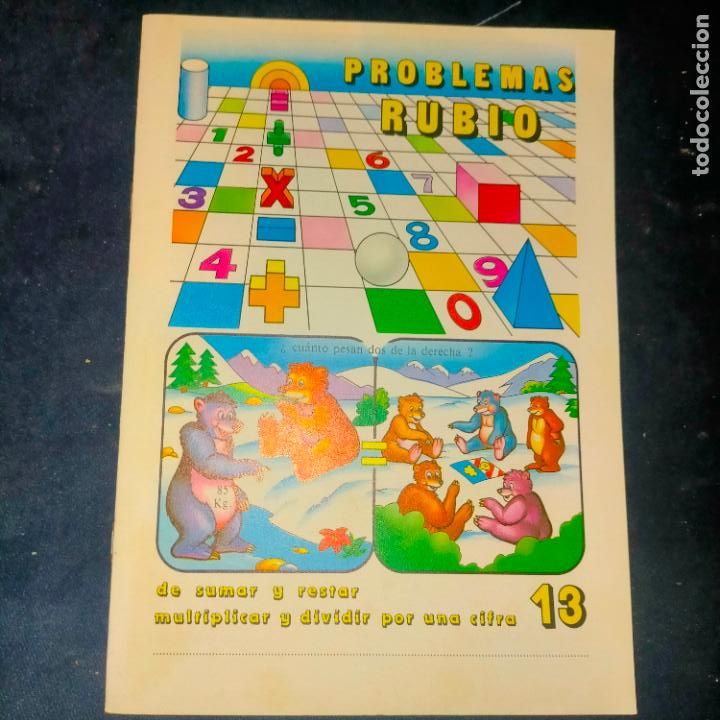 Libros de segunda mano: cuaderno de ejercicios rubio . problemas matematicas , buen estado en general , el de la foto