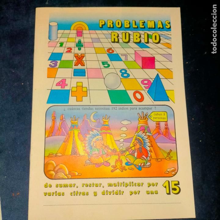 Libros de segunda mano: cuaderno de ejercicios rubio . problemas matematicas , buen estado en general , el de la foto