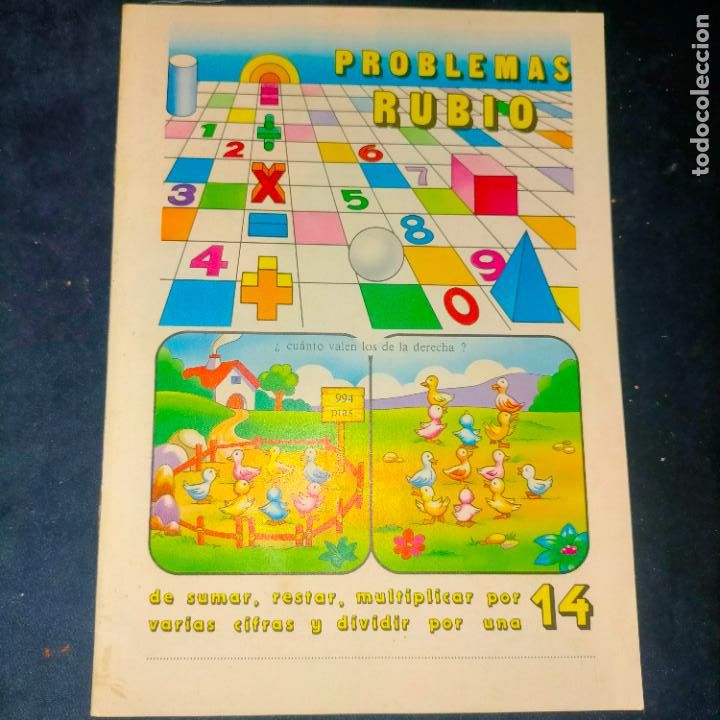 Libros de segunda mano: cuaderno de ejercicios rubio . problemas matematicas , buen estado en general , el de la foto