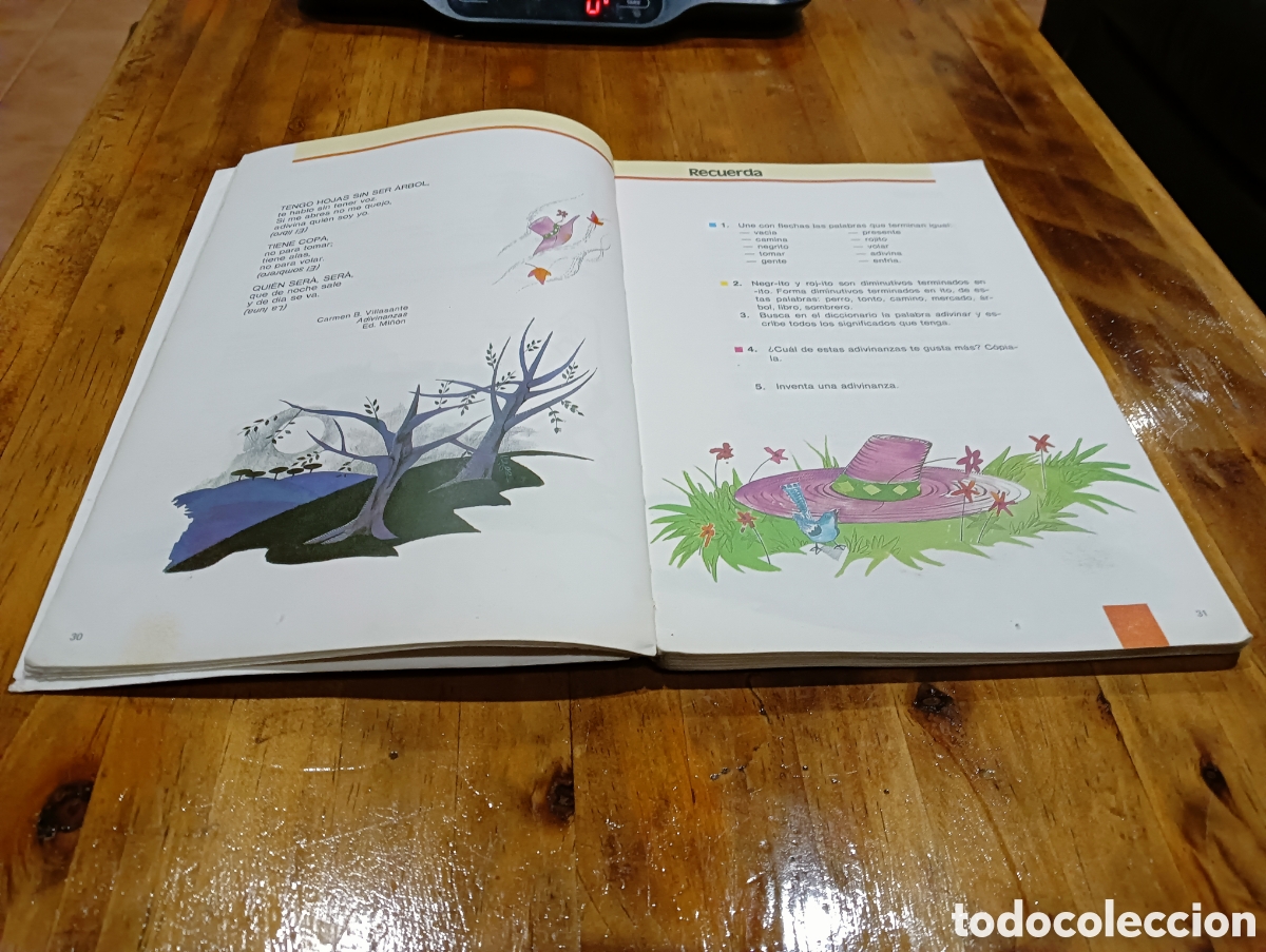 Libros de segunda mano: Lecturas y comentarios 3EGB Anaya - Foto 4