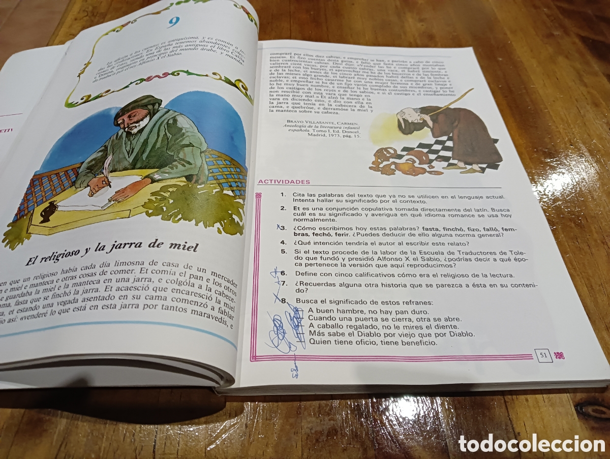 Libros de segunda mano: Lecturas y comentarios. Anaya 6 EGB. - Foto 4