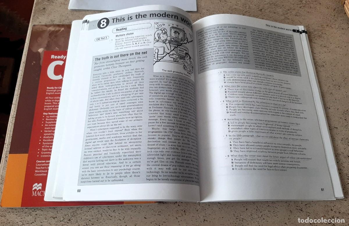 Libros de segunda mano: Ready for CAE Course book+Workbook with key - Foto 4