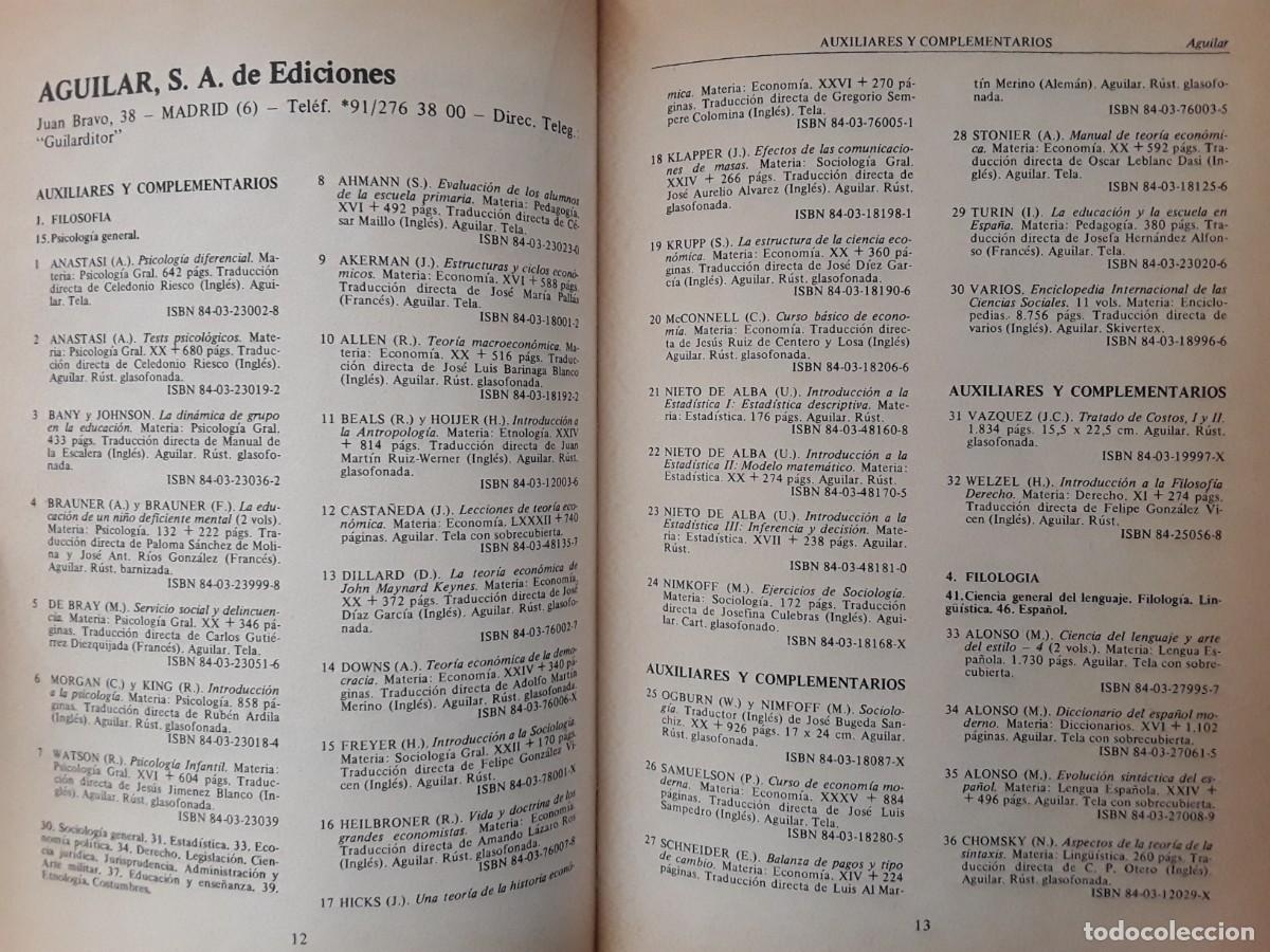 Libros de segunda mano: LIBROS Y MATERIAL DE ENSE&Ntilde;ANZA 1979/80. INLE.A - Foto 4