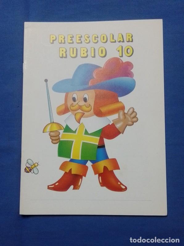 Libros de segunda mano: Cuaderno Rubio preescolar n&ordm; 10 1990 - Foto 1