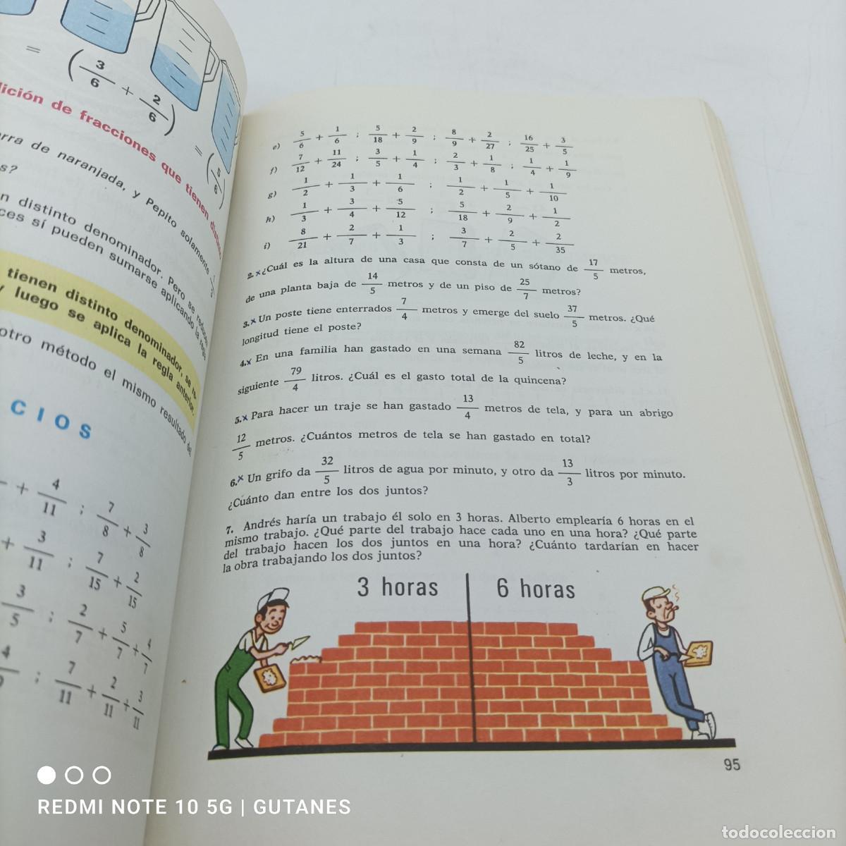 Libros de segunda mano: CALCULO 6&ordm; EDICIONES SM A&Ntilde;O 1973 - Foto 3