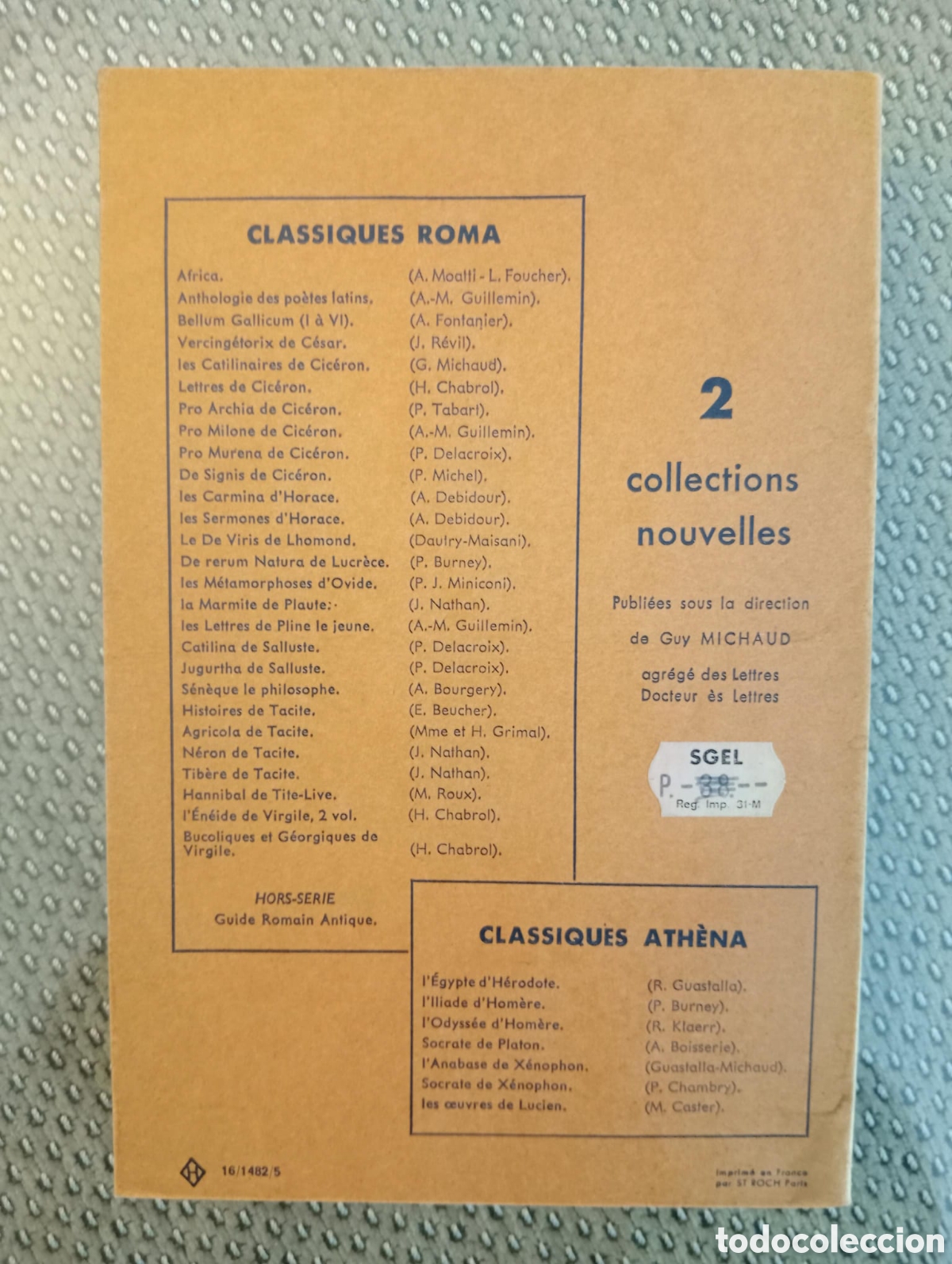 Libros de segunda mano: LETTRES DE CIC&Eacute;RON - (CARTAS DE CICER&Oacute;N) - Pr&eacute;sent&eacute;es par Henri Chabrol - Foto 3